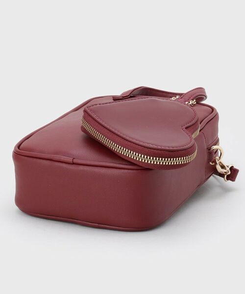 index / インデックス ショルダーバッグ | 【2WAY】ハートポーチ付きミニショルダーバッグ | 詳細11