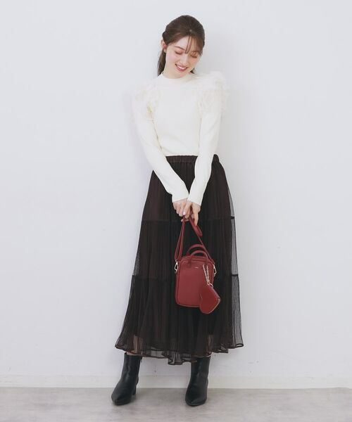 index / インデックス ショルダーバッグ | 【2WAY】ハートポーチ付きミニショルダーバッグ | 詳細5