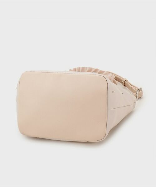 index / インデックス トートバッグ | 持ち手フリルビジューミドルトートバッグ【2WAY】 | 詳細12