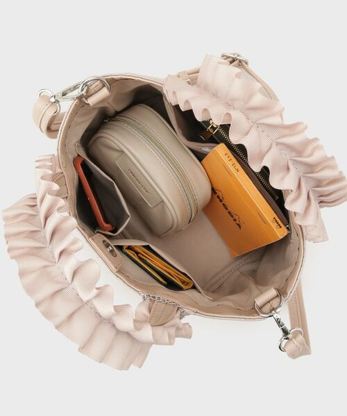 index / インデックス トートバッグ | 持ち手フリルビジューミドルトートバッグ【2WAY】 | 詳細16