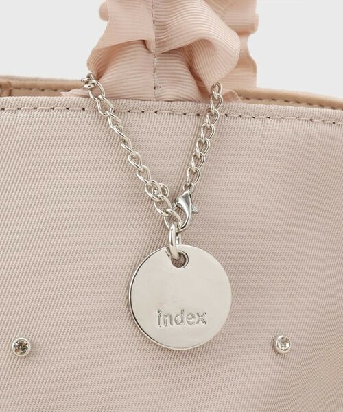 index / インデックス トートバッグ | 持ち手フリルビジューミドルトートバッグ【2WAY】 | 詳細19