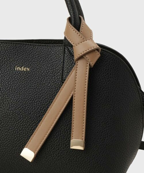 index / インデックス ボストンバッグ | 軽量合皮バイカラーミドルボストンバッグ【2WAY】 | 詳細12