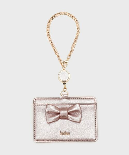index / インデックス その他小物 | ラメ合皮リボンパスケース | 詳細1