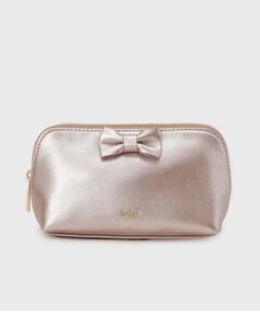 index / インデックス ポーチ | ラメ合皮リボンポーチ