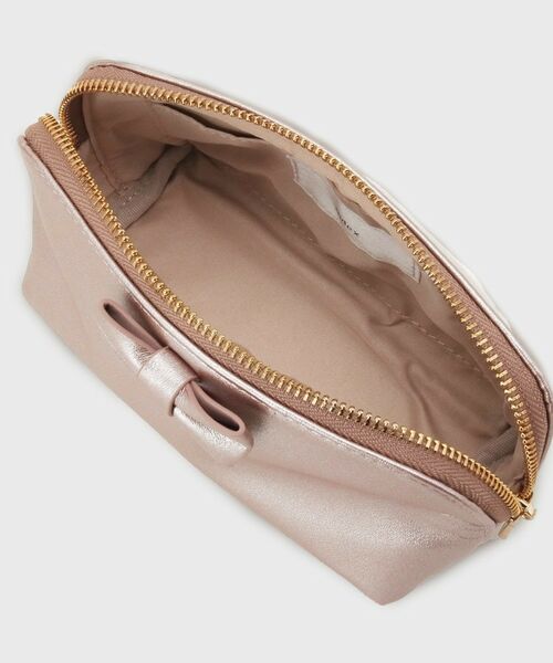 index / インデックス ポーチ | ラメ合皮リボンポーチ | 詳細4
