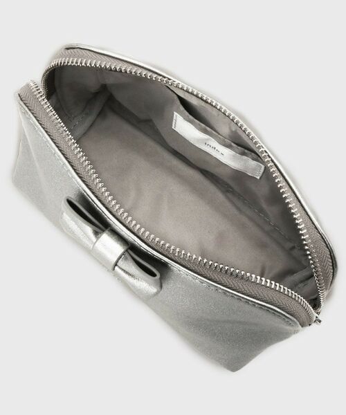 index / インデックス ポーチ | ラメ合皮リボンポーチ | 詳細6