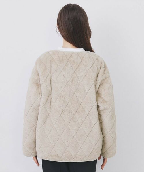 index / インデックス レザーブルゾン・ジャケット | リバーシブル キルティングファーブルゾン【洗濯機OK】 | 詳細19