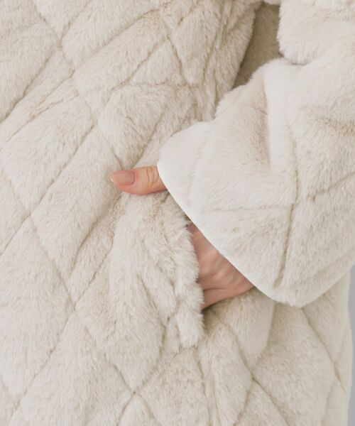 index / インデックス レザーブルゾン・ジャケット | リバーシブル キルティングファーブルゾン【洗濯機OK】 | 詳細22