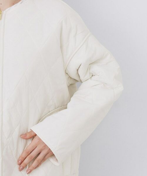 index / インデックス レザーブルゾン・ジャケット | リバーシブル キルティングファーブルゾン【洗濯機OK】 | 詳細28