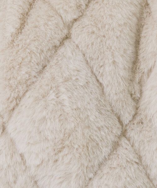 index / インデックス レザーブルゾン・ジャケット | リバーシブル キルティングファーブルゾン【洗濯機OK】 | 詳細7