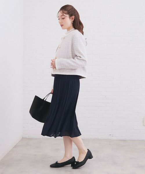 index / インデックス ロング・マキシ丈スカート | 選べる丈 シフォンプリーツスカート【洗濯機OK/イージーアイロン/防シワ】 | 詳細10
