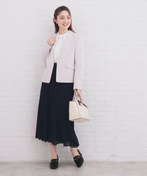 index / インデックス ロング・マキシ丈スカート | 選べる丈 シフォンプリーツスカート【洗濯機OK/イージーアイロン/防シワ】 | 詳細13