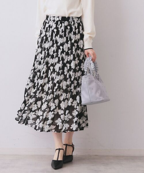 index / インデックス ロング・マキシ丈スカート | 選べる丈 シフォンプリーツスカート【洗濯機OK/イージーアイロン/防シワ】 | 詳細15