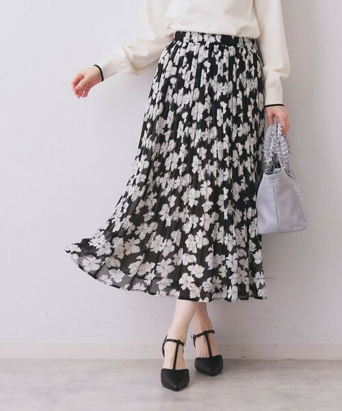 index / インデックス ロング・マキシ丈スカート | 選べる丈 シフォンプリーツスカート【洗濯機OK/イージーアイロン/防シワ】 | 詳細16