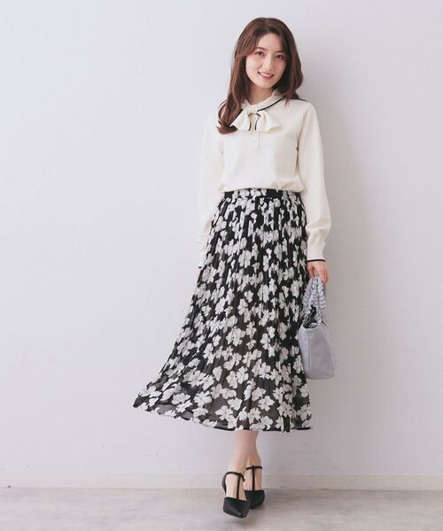 index / インデックス ロング・マキシ丈スカート | 選べる丈 シフォンプリーツスカート【洗濯機OK/イージーアイロン/防シワ】 | 詳細17