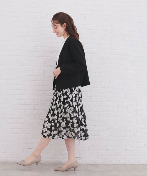 index / インデックス ロング・マキシ丈スカート | 選べる丈 シフォンプリーツスカート【洗濯機OK/イージーアイロン/防シワ】 | 詳細20