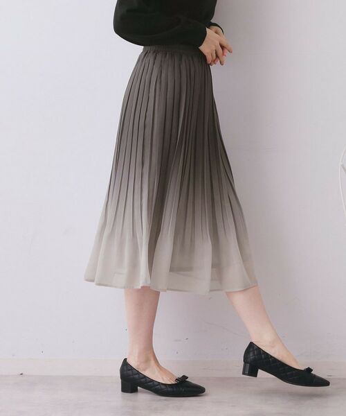 index / インデックス ロング・マキシ丈スカート | 選べる丈 シフォンプリーツスカート【洗濯機OK/イージーアイロン/防シワ】 | 詳細29