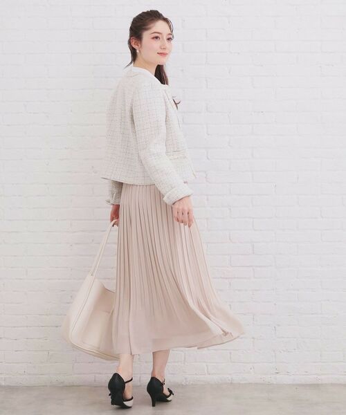 index / インデックス ロング・マキシ丈スカート | 選べる丈 シフォンプリーツスカート【洗濯機OK/イージーアイロン/防シワ】 | 詳細4