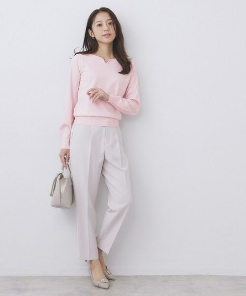 index / インデックス ニット・セーター | ゴールドパーツ付きハートネックニット【洗濯機OK】 | 詳細11