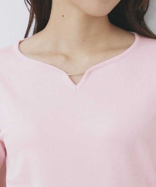 index / インデックス ニット・セーター | ゴールドパーツ付きハートネックニット【洗濯機OK】 | 詳細24