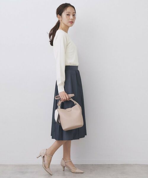 index / インデックス ニット・セーター | ゴールドパーツ付きハートネックニット【洗濯機OK】 | 詳細3