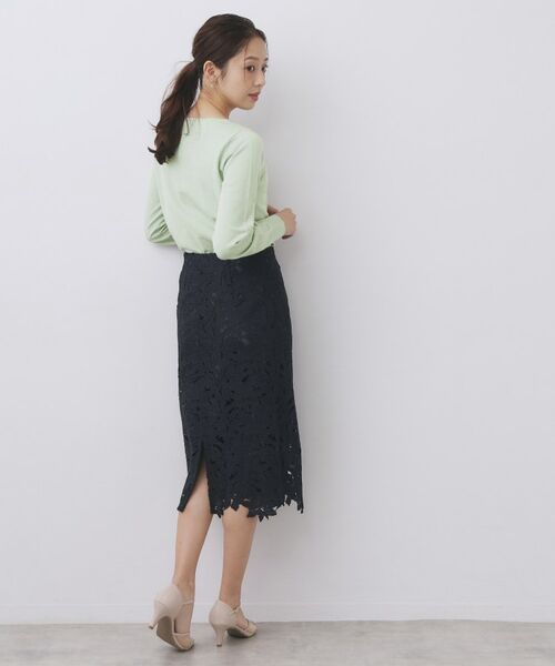 index / インデックス ニット・セーター | ゴールドパーツ付きハートネックニット【洗濯機OK】 | 詳細7