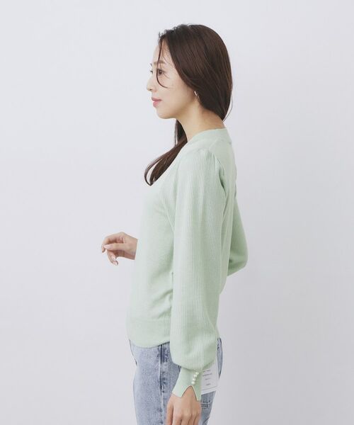 index / インデックス ニット・セーター | 柄編みスリーブハイネックニット【洗濯機OK】 | 詳細14