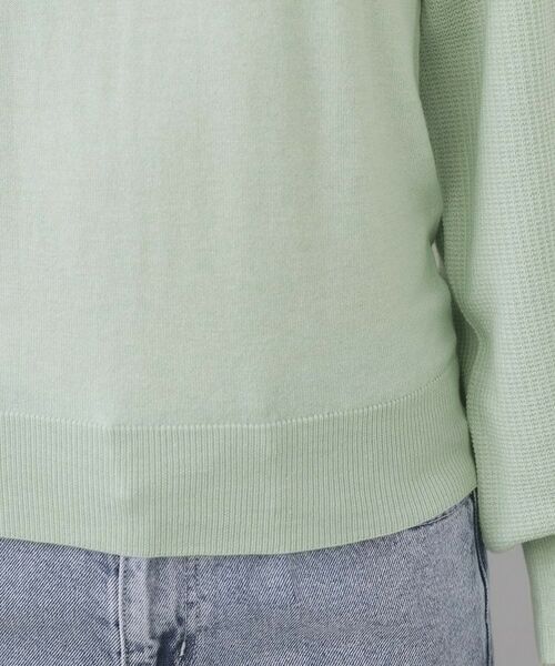 index / インデックス ニット・セーター | 柄編みスリーブハイネックニット【洗濯機OK】 | 詳細19