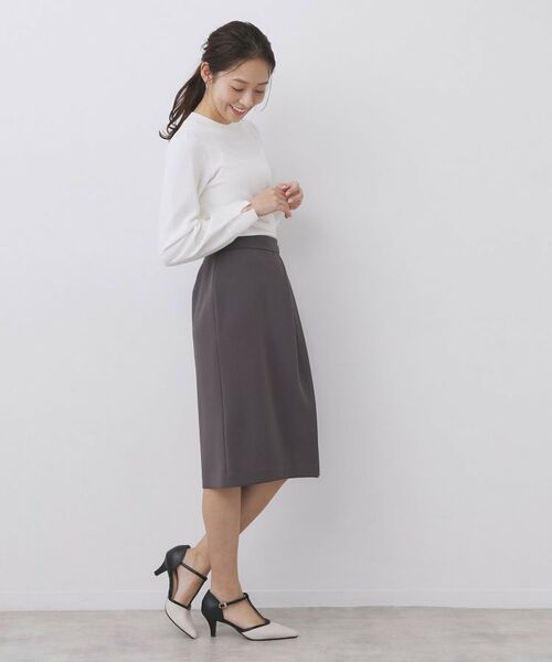 index / インデックス ニット・セーター | 柄編みスリーブハイネックニット【洗濯機OK】 | 詳細3