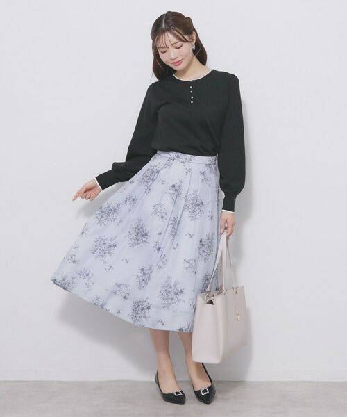 index / インデックス ニット・セーター | ビジューボタンヘンリーネックニット【洗濯機OK】 | 詳細11