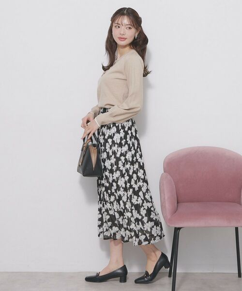 index / インデックス ニット・セーター | ビジューボタンヘンリーネックニット【洗濯機OK】 | 詳細15