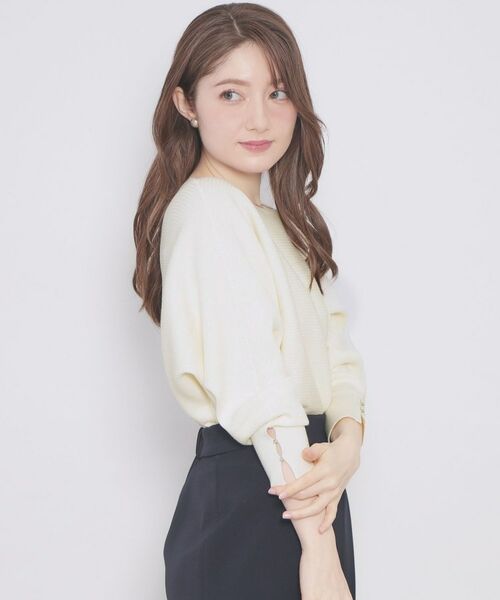 index / インデックス ニット・セーター | ドルマンリブニット【洗濯機OK/抗ピル】 | 詳細1