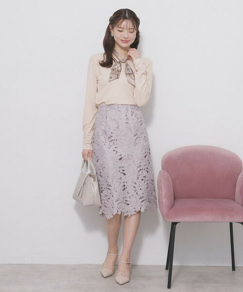 index / インデックス カットソー | ラメシアーリブトップス【洗濯機OK/接触冷感】 | 詳細10