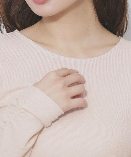 index / インデックス カットソー | ラメシアーリブトップス【洗濯機OK/接触冷感】 | 詳細16