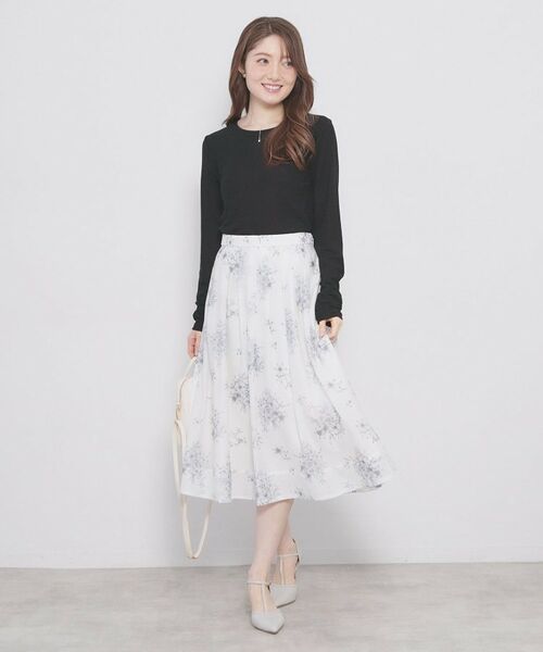 index / インデックス カットソー | ラメシアーリブトップス【洗濯機OK/接触冷感】 | 詳細6