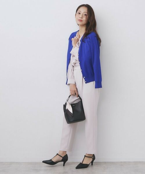 index / インデックス カーディガン・ボレロ | 柄編みクルーネックカーディガン【洗濯機OK】 | 詳細11