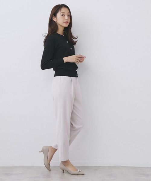 index / インデックス カーディガン・ボレロ | 柄編みクルーネックカーディガン【洗濯機OK】 | 詳細15