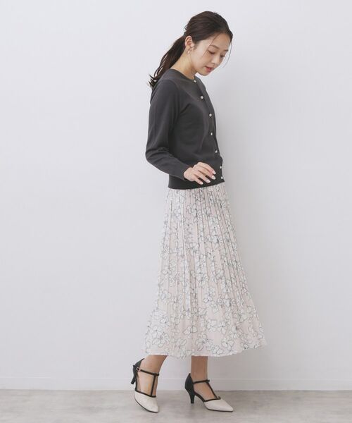 index / インデックス カーディガン・ボレロ | 柄編みクルーネックカーディガン【洗濯機OK】 | 詳細22