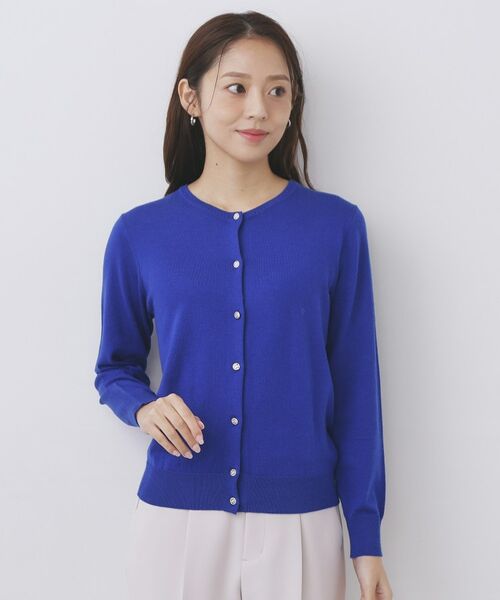 index / インデックス カーディガン・ボレロ | 柄編みクルーネックカーディガン【洗濯機OK】 | 詳細29