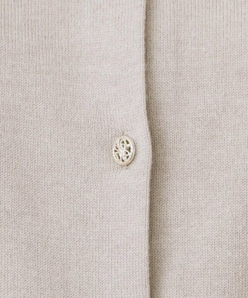 index / インデックス カーディガン・ボレロ | 柄編みクルーネックカーディガン【洗濯機OK】 | 詳細4