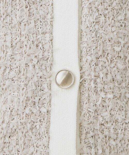 index / インデックス カーディガン・ボレロ | ファンシーヤーントリミングカーディガン【洗濯機OK】 | 詳細12