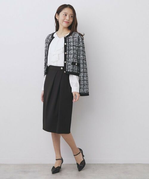 index / インデックス カーディガン・ボレロ | ファンシーヤーントリミングカーディガン【洗濯機OK】 | 詳細6