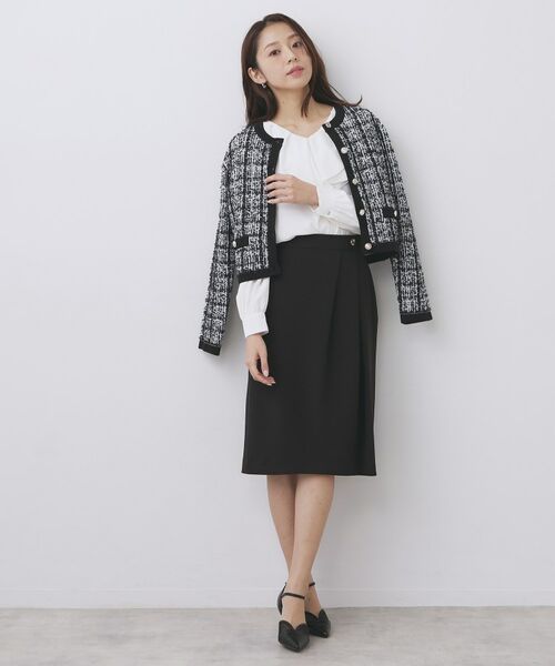 index / インデックス カーディガン・ボレロ | ファンシーヤーントリミングカーディガン【洗濯機OK】 | 詳細7