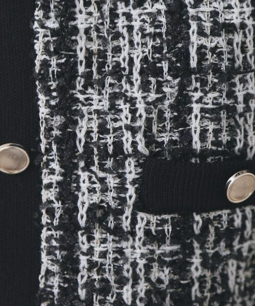 index / インデックス カーディガン・ボレロ | ファンシーヤーントリミングカーディガン【洗濯機OK】 | 詳細8