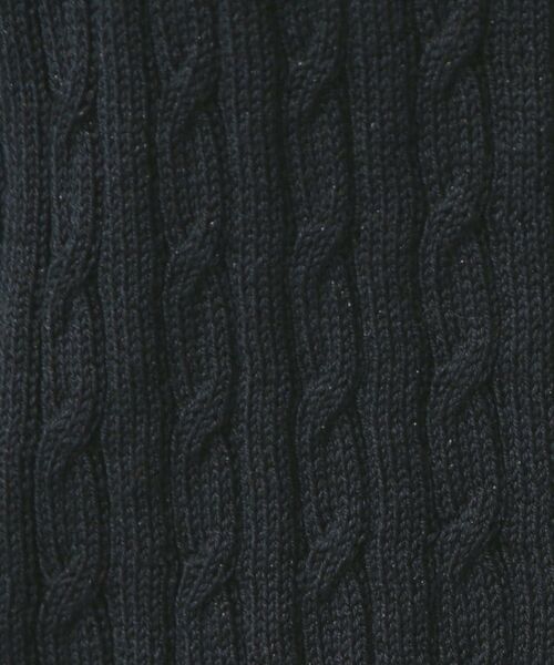index / インデックス カーディガン・ボレロ | 袖シアーフリルケーブルラメカーディガン【洗濯機OK/坑ピル】 | 詳細12