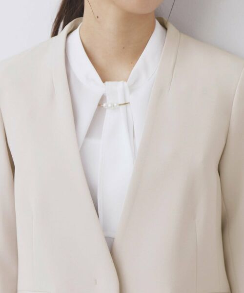 index / インデックス ノーカラージャケット | セットアップ対応 ストレッチノーカラージャケット【洗濯機OK・防シワ・イージーアイロン】 | 詳細20