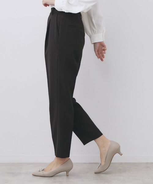 index / インデックス パンツ | セットアップ対応 ストレッチテーパードパンツ【洗濯機OK・防シワ・イージーアイロン】 | 詳細13