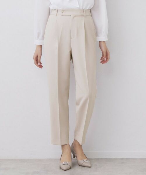 index / インデックス パンツ | セットアップ対応 ストレッチテーパードパンツ【洗濯機OK・防シワ・イージーアイロン】 | 詳細17