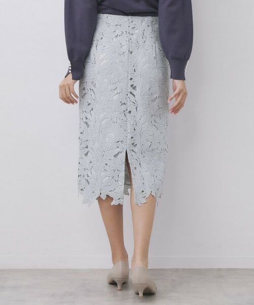 index / インデックス スカート | フラワーレースタイトスカート【洗濯機OK】 | 詳細15