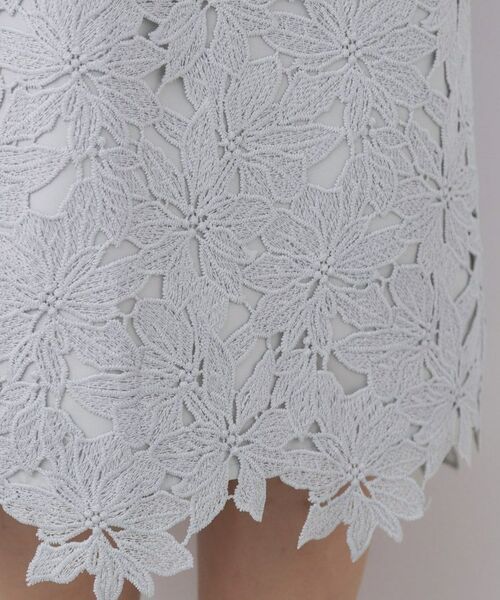 index / インデックス スカート | フラワーレースタイトスカート【洗濯機OK】 | 詳細18